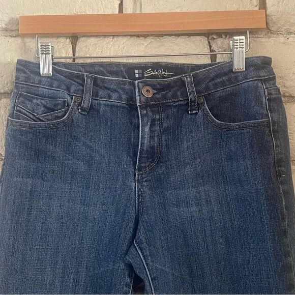 Salt Work Blue Denim Jeans Size 6P - Picture 2 of 7